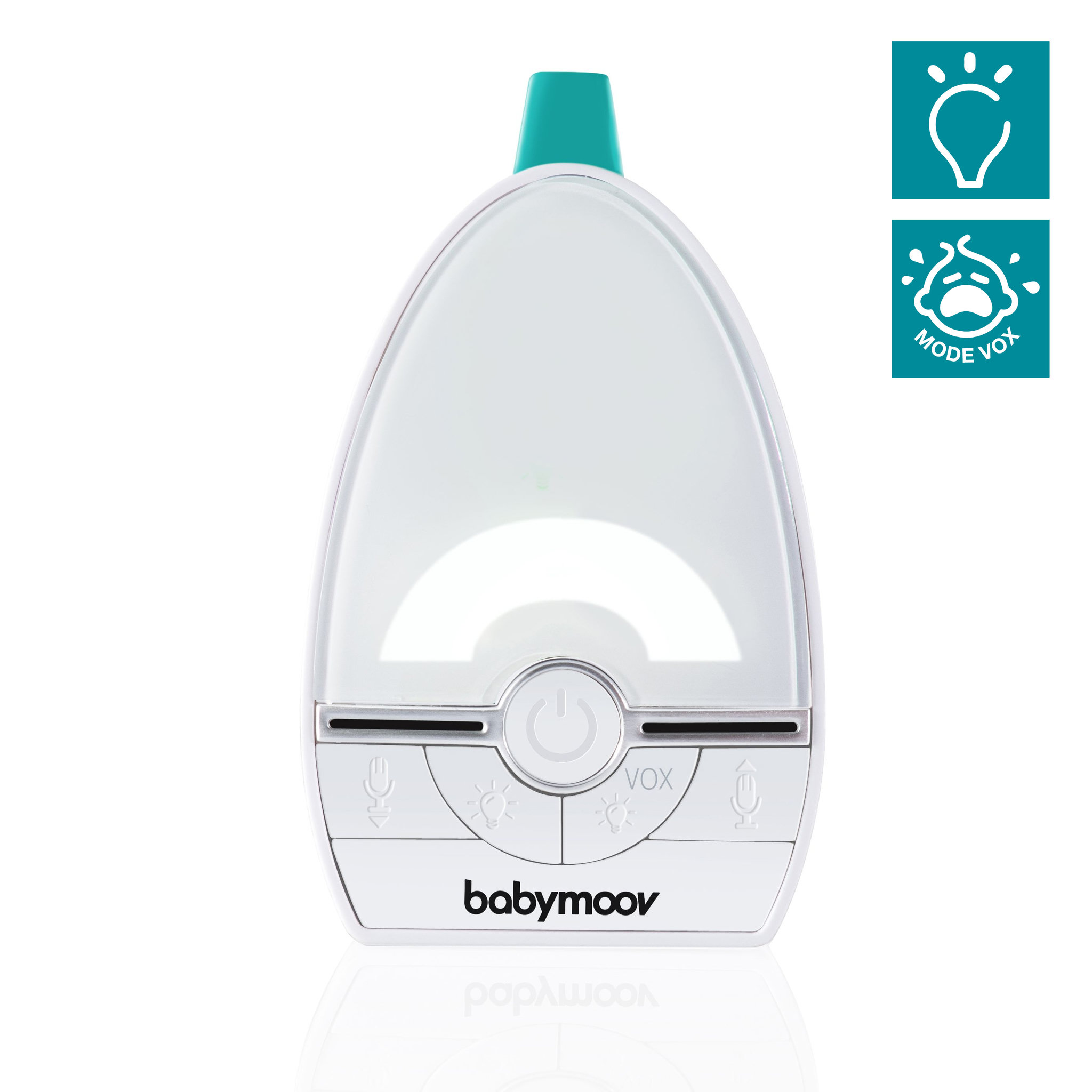 Voir la diapositive 2 : BABYMOOV Babyphone Audio Expert Care - 1000 mètres