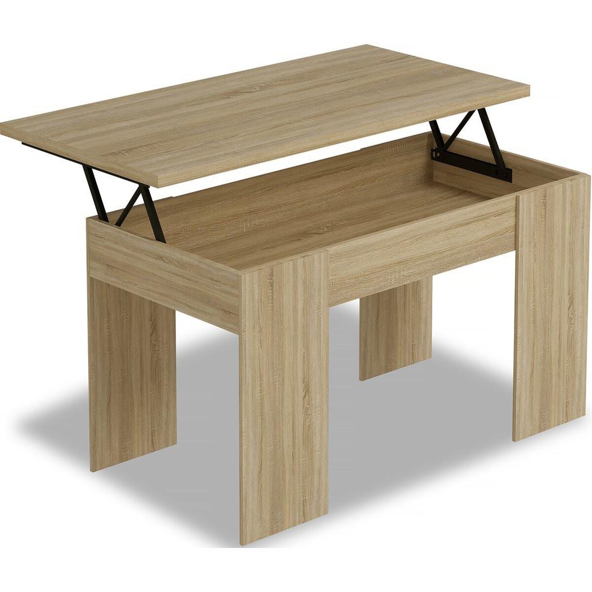 Habitat et Jardin Table basse  diana  - 102 x 50 x 43 cm - chêne