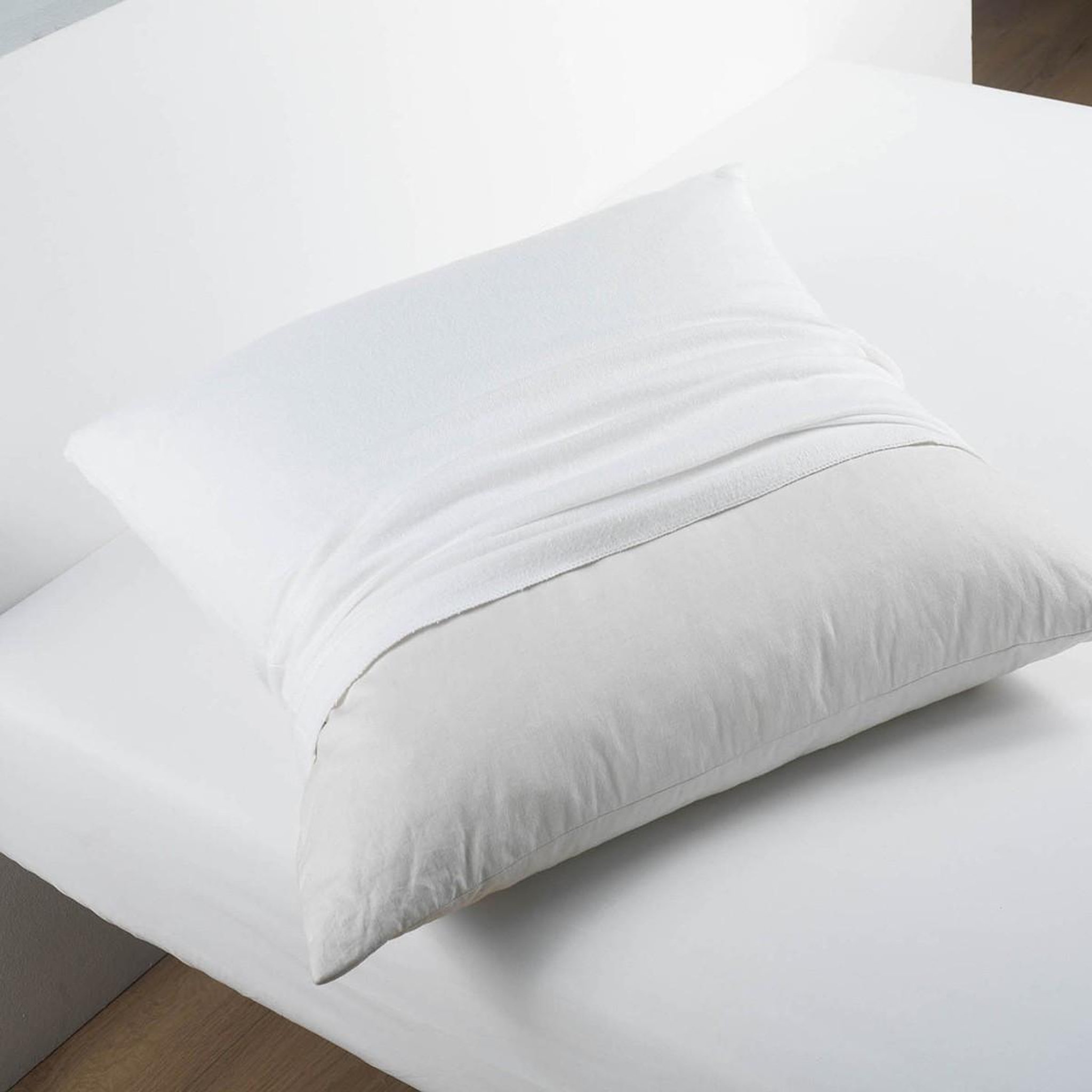 Douceur d'Intérieur Protège Oreiller  Molly  65x65cm Blanc