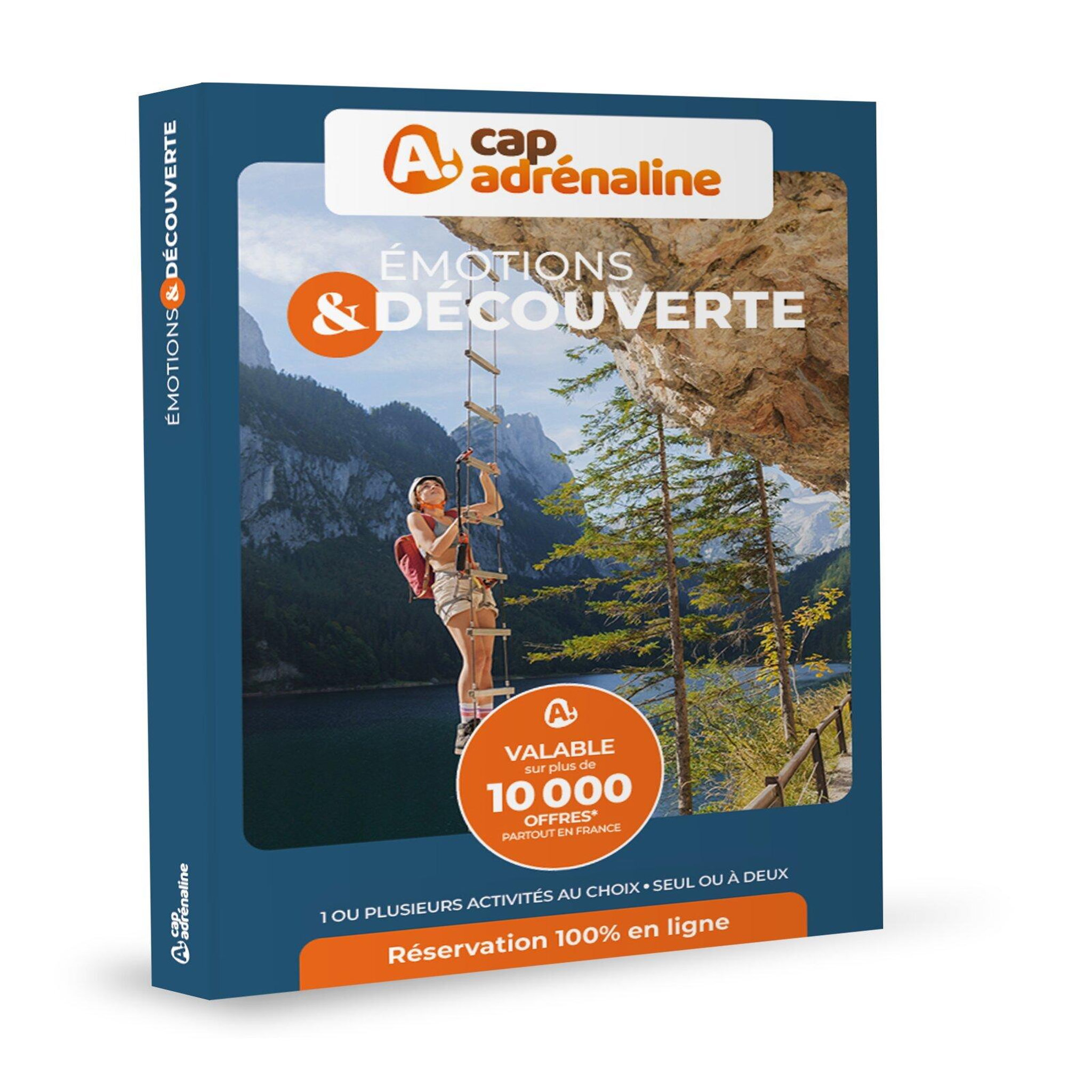 Voir la diapositive 2 : CAPADRENALINE Coffret cadeau CapAdrénaline - Émotions & DÉCOUVERTE