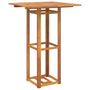 Voir la diapositive 2 : VIDAXL Table de bistro 75x75x110 cm Bois d'acacia massif
