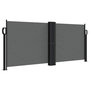 Voir la diapositive 2 : VIDAXL Auvent lateral retractable anthracite 100x1000 cm