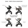 Voir la diapositive 2 : KINDERKRAFT Poussette Trio ESME