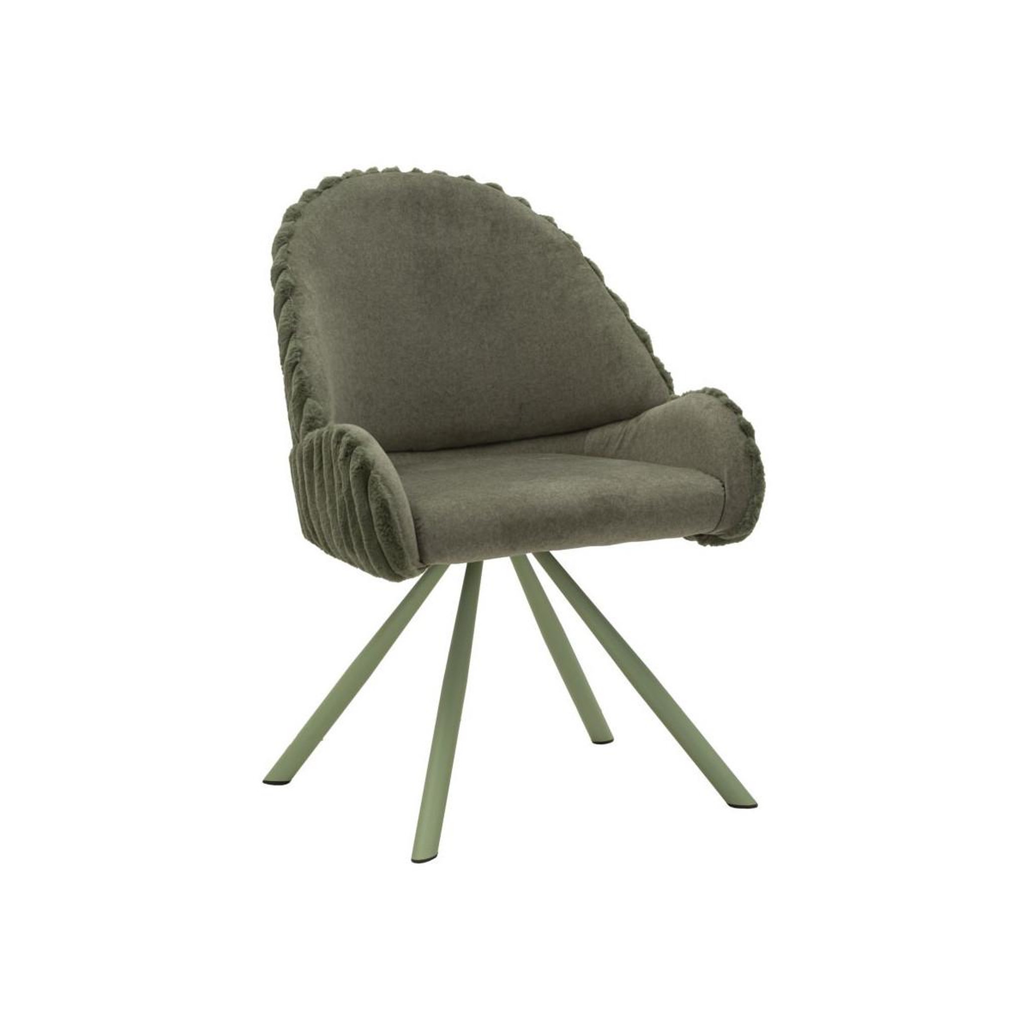 Voir la diapositive 2 : Paris Prix Lot de 2 chaises design  stoccolma  85cm vert