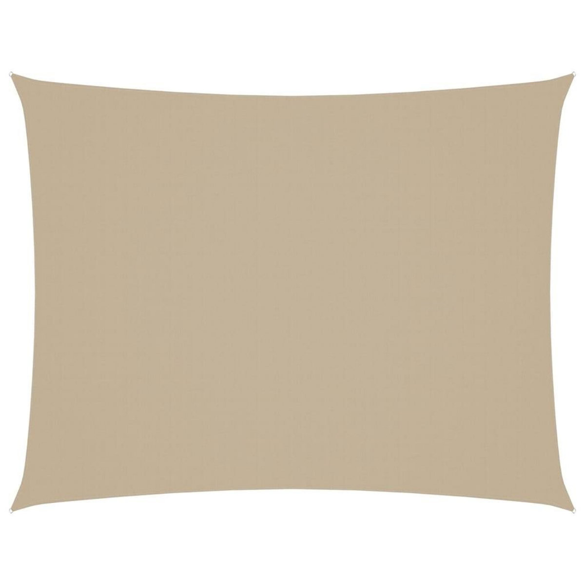 VIDAXL Voile de parasol tissu oxford rectangulaire 3x4 m beige