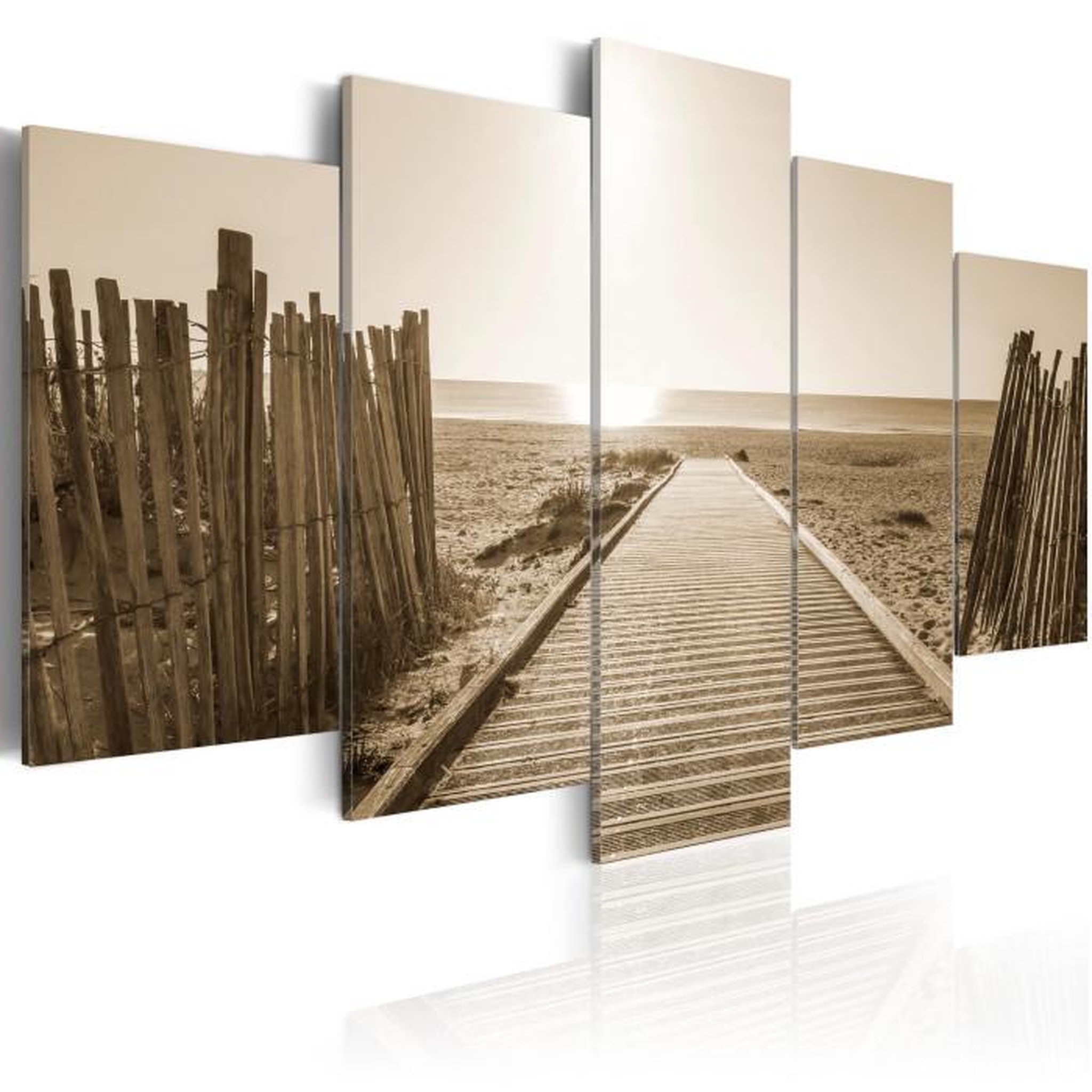 Paris Prix Tableau Imprimé  Beach of Memories. Coloris disponibles : Multicolore