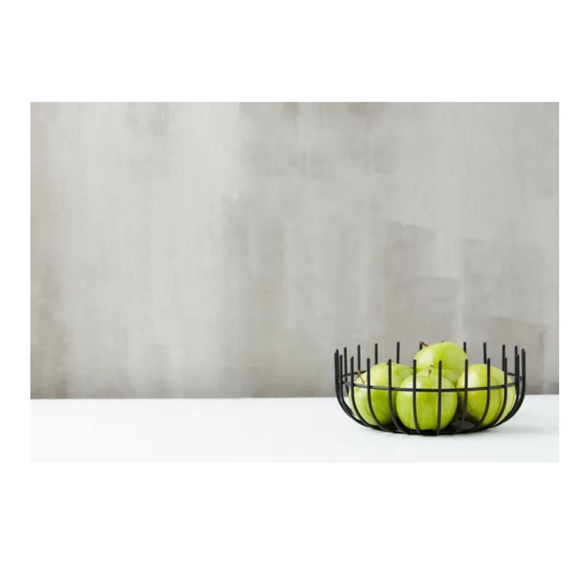 point virgule Corbeille en métal 25cm noir - PV-CHR-3033