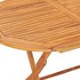 Voir la diapositive 4 : VIDAXL Table pliable de jardin 160x80x75 cm Bois de teck solide