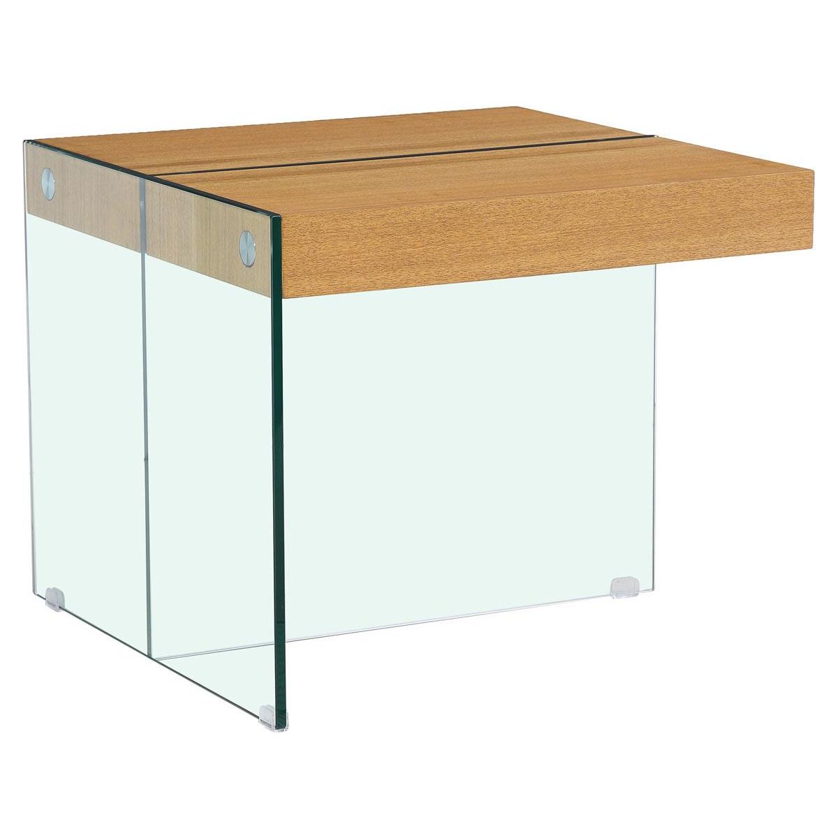 Habitat et Jardin Table basse  Agrigento  - 60 x 60 x 50 cm - Finition chêne