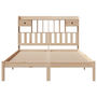 Voir la diapositive 4 : VIDAXL Lit bibliotheque sans matelas 160x200 cm bois massif de pin