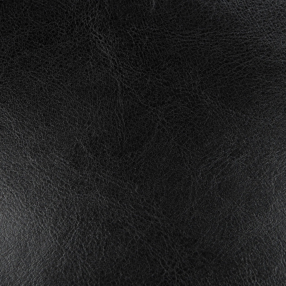 Rendez vous déco Fauteuil noir en croute de cuir enduite - Club