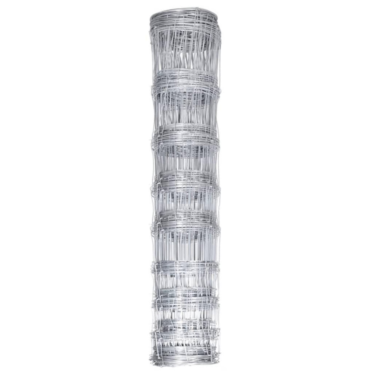 VIDAXL Cloture de jardin Acier galvanise 50x1,2 m Argente