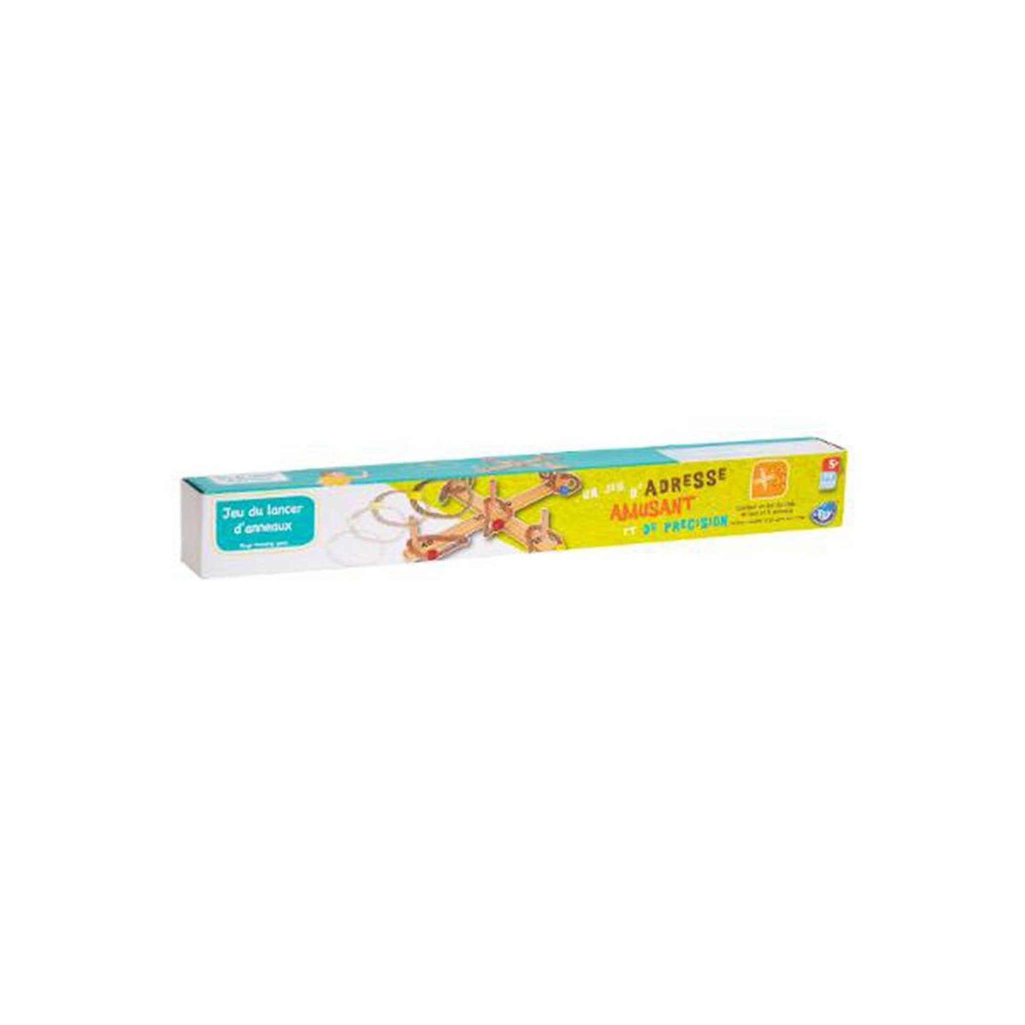 Voir la diapositive 2 : Be Toys Jeu en Bois  Lancer d'Anneaux  50cm Naturel