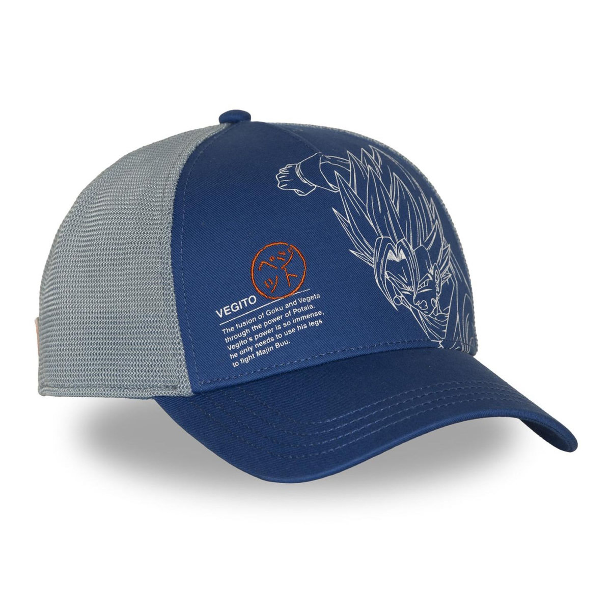 CAPSLAB Casquette  trucker avec filet Dragon Ball Vegito