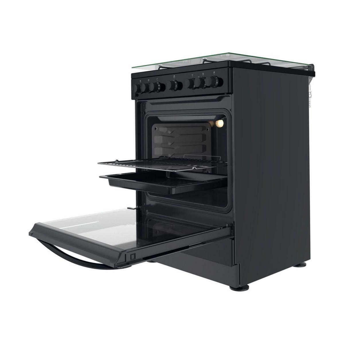 Indesit Cuisinière mixte IS67M5PCB/FR/1