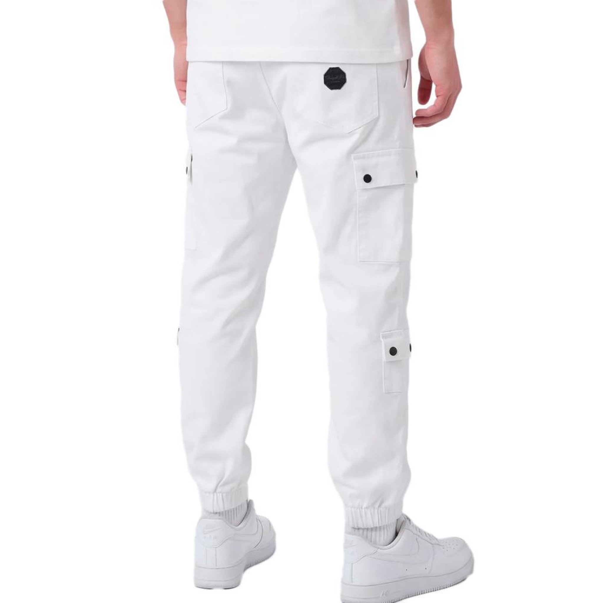 Voir la diapositive 2 : Project X Pantalon Cargo Blanc Homme Project X Paris T19939