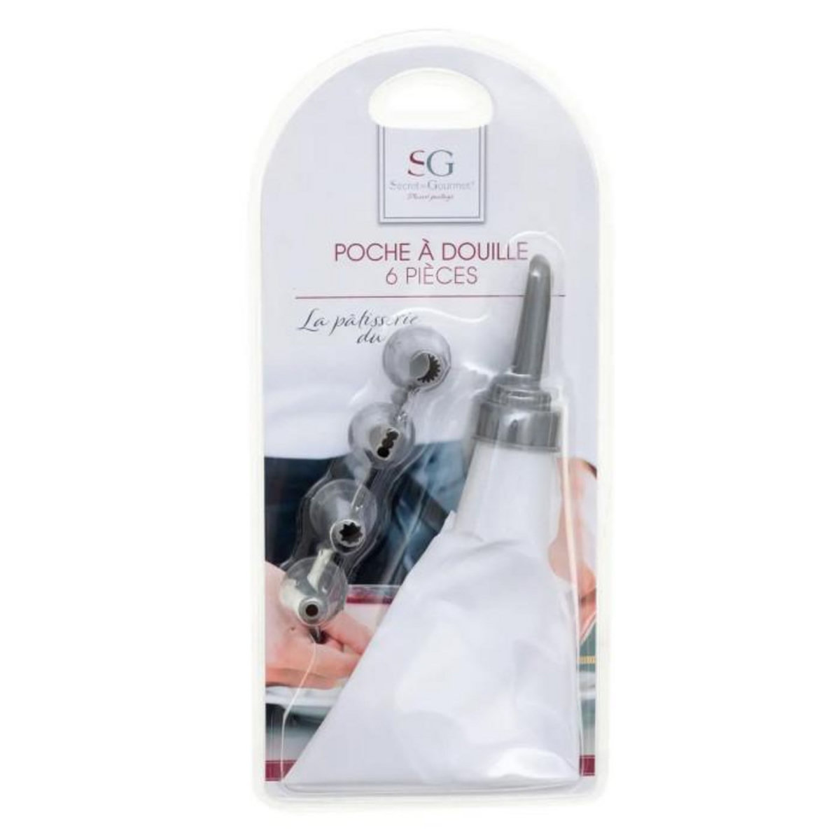 FIVE Poche à Douille  6 Pièces  24cm Gris