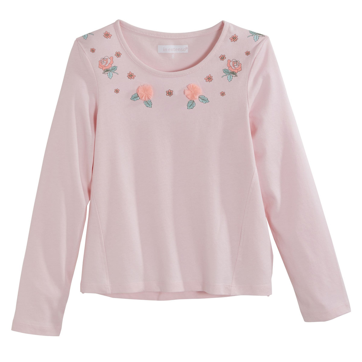 IN EXTENSO T-shirt manches longues rayé fille