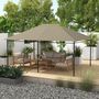 Voir la diapositive 2 : OUTSUNNY Toile de remplacement tonnelle 3 x 4 m tissu haute densité kaki