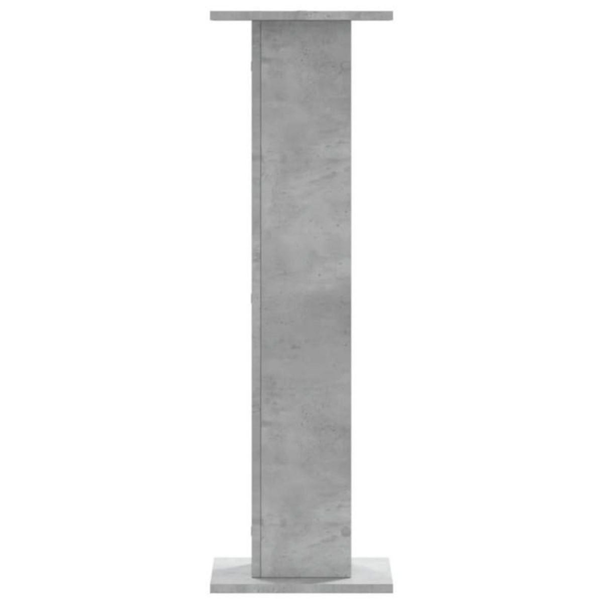 VIDAXL Supports de haut parleurs 2 pcs gris béton bois d ingénierie
