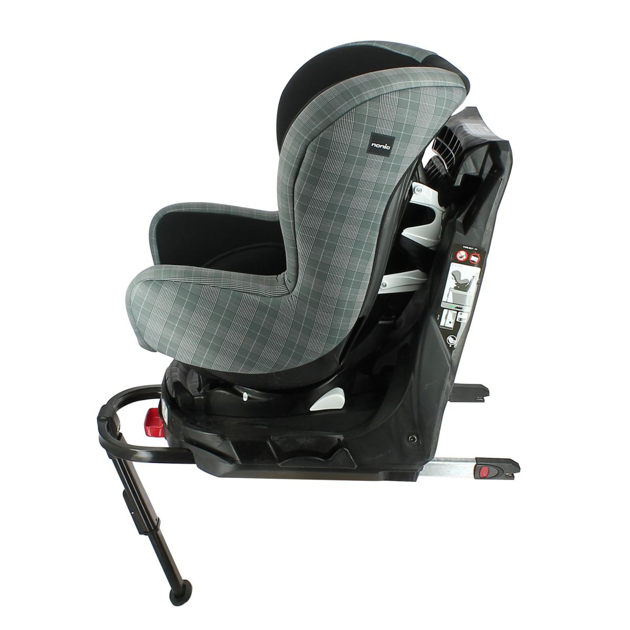 Voir la diapositive 2 : NANIA Siège auto isofix et pivotant groupe 0+/1 REVO avec jambe de force Nania London