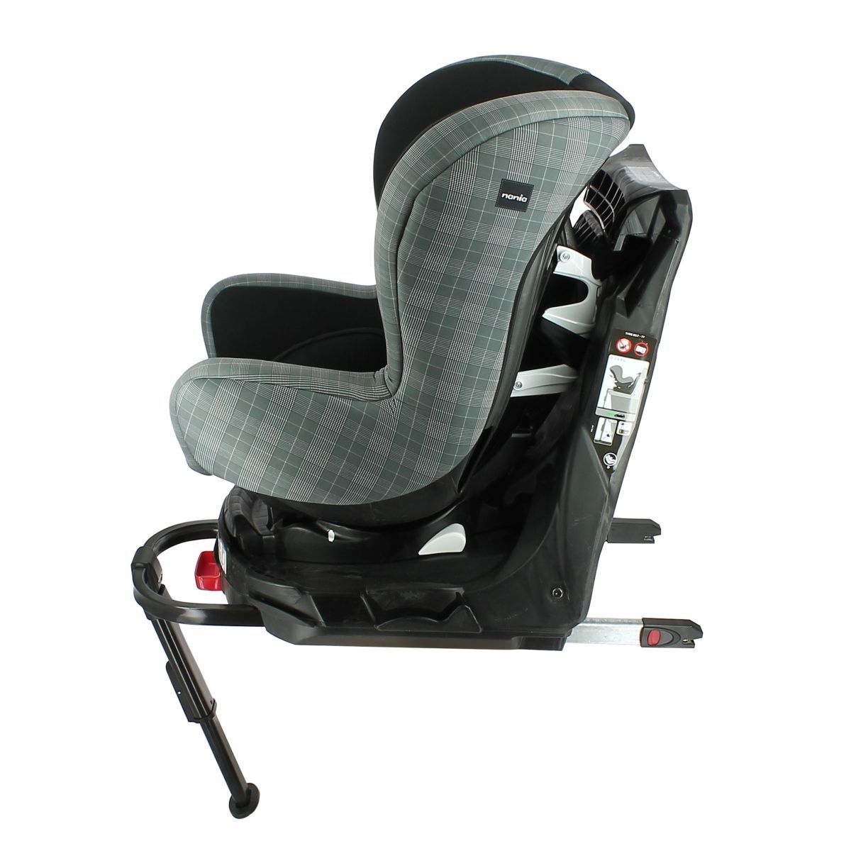 NANIA Siège auto isofix et pivotant groupe 0+/1 REVO avec jambe de force Nania London