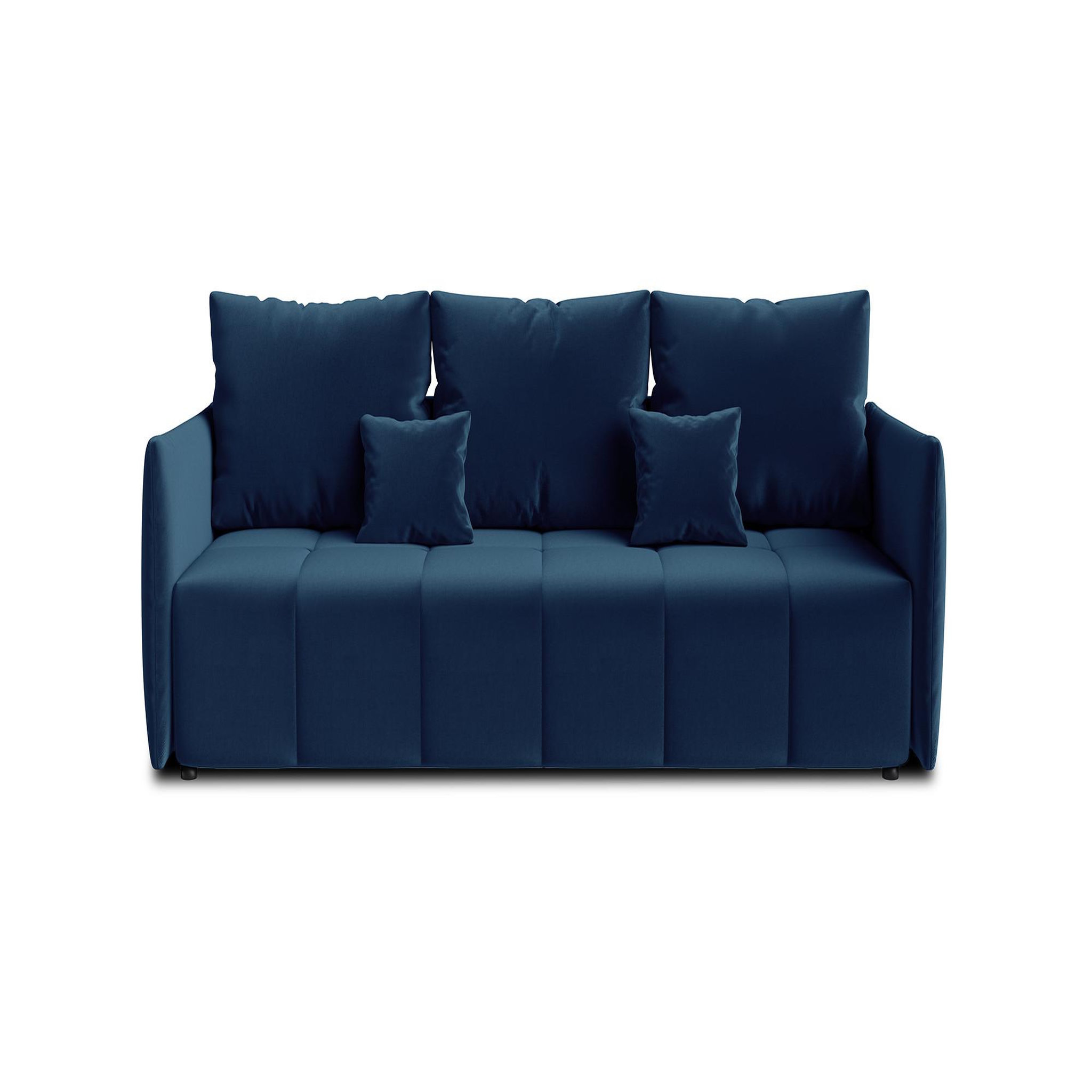 Voir la diapositive 5 : BEST MOBILIER Petra - canapé 3 places convertible avec coffre - en velours