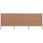 Voir la diapositive 1 : VIDAXL Paravent 3 panneaux Tissu 400 x 80 cm Taupe