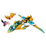 Voir la diapositive 3 : LEGO LEGO NINJAGO 71770 Le Jet Dragon d&rsquo;Or de Zane, Jouet d'Avion et Figurines pour Enfants