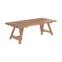 Rendez vous déco Table rectangulaire Maiwenn 8 personnes en bois de teck recyclé 220 cm