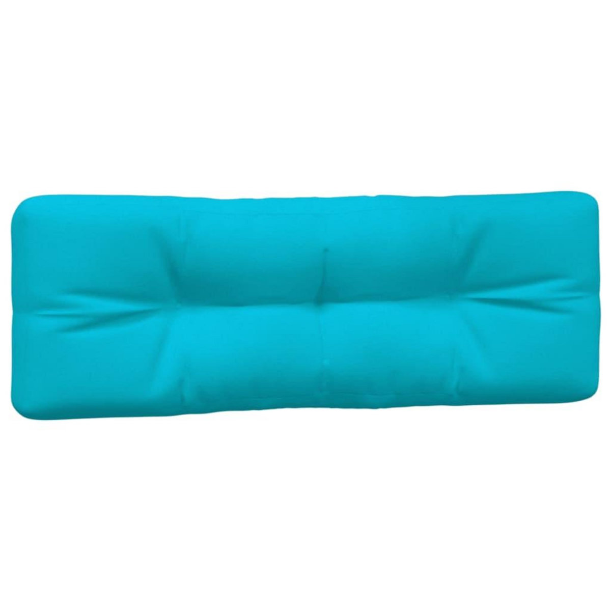 VIDAXL Coussins de palette lot de 3 turquoise tissu
