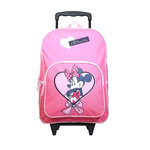Bagtrotter BAGTROTTER Sac à dos à roulettes Disney Minnie Noeud Rose