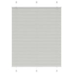 VIDAXL Store plisse gris clair 110x150cm largeur du tissu 109,4cm