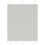 VIDAXL Store plisse gris clair 110x150cm largeur du tissu 109,4cm