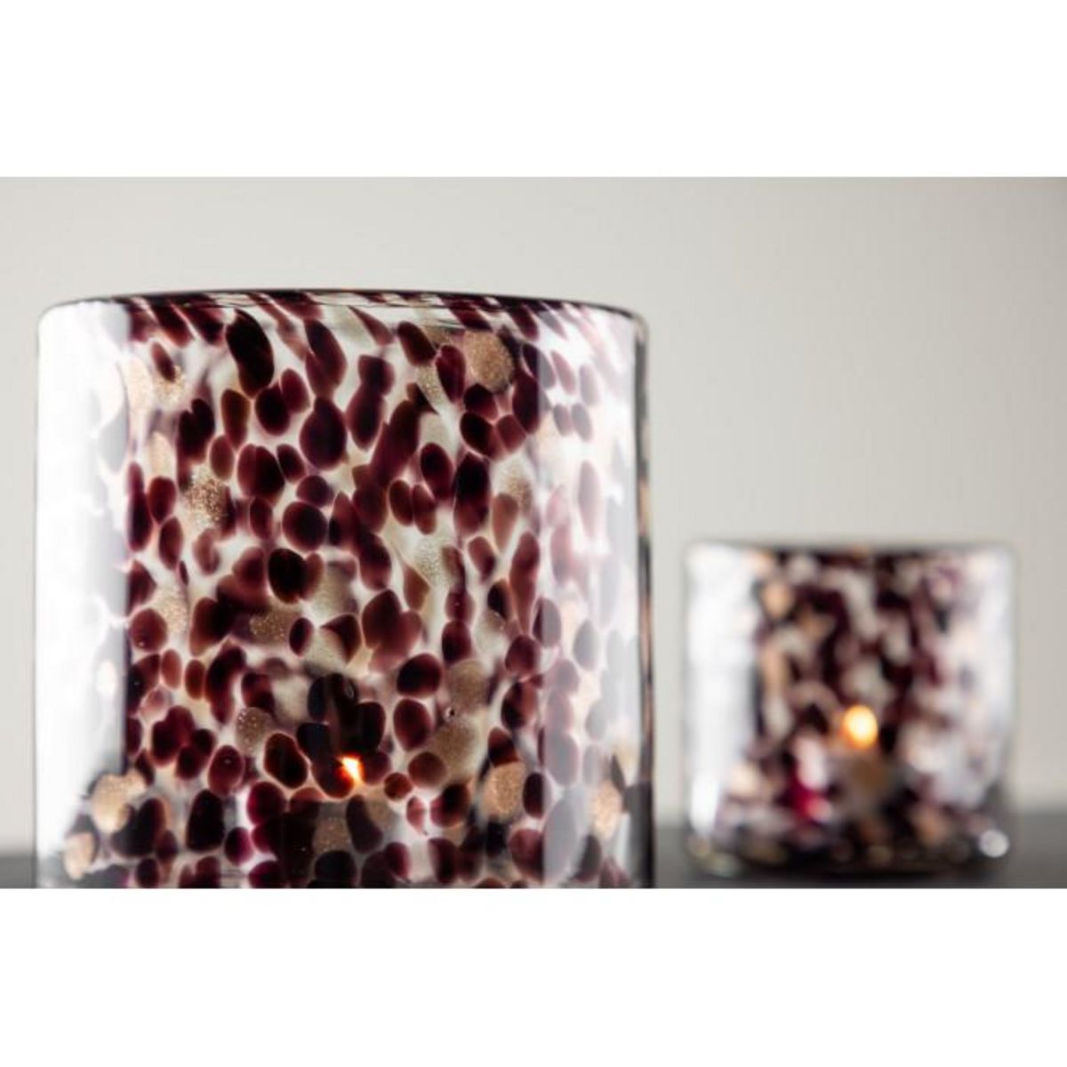 Paris Prix Photophore Déco Moucheté  Gloria  12cm Multicolore