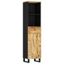 Voir la diapositive 2 : VIDAXL Armoire de salle de bain 38x33x160 cm bois massif de manguier