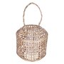Voir la diapositive 1 : ATMOSPHERA Lanterne en bambou ethnique Nomade - H. 28 cm - Beige