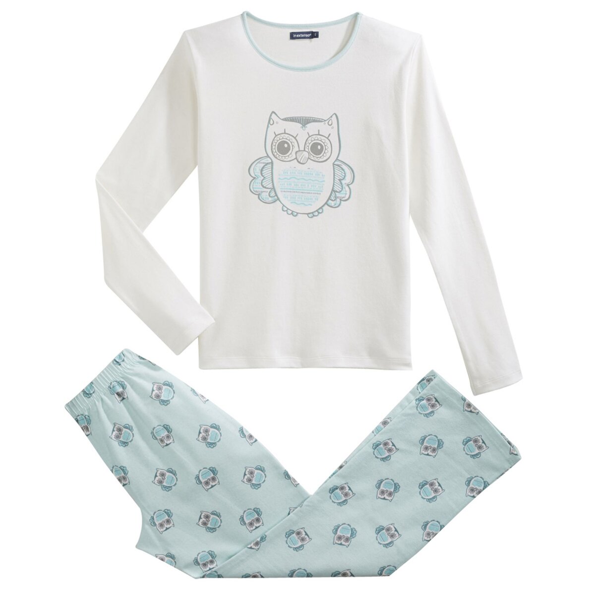 IN EXTENSO Pyjama flanelle hibou fille