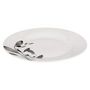 Voir la diapositive 2 : SECRET DE GOURMET Service de Table 18 Pièces  Lila  26cm Blanc & Noir