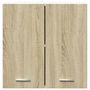 Voir la diapositive 5 : VIDAXL Armoire suspendue Chene sonoma 60x31x60 cm Agglomere