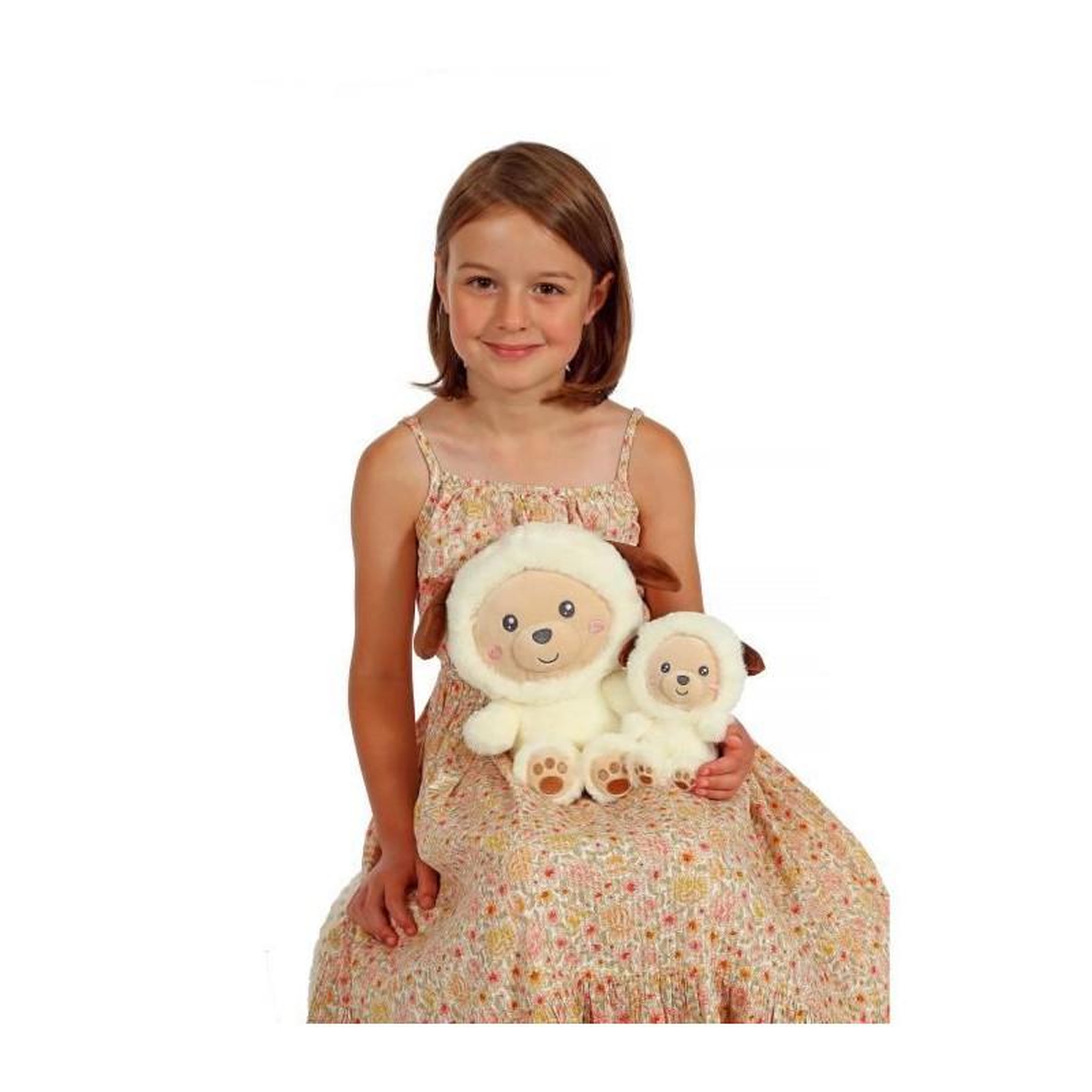 Voir la diapositive 4 : TOYS TOYS Peluche Chien Hoody Pets - GIPSY TOYS - Creme, 24 cm