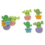 Paris Prix Lot de 8 Stickers Feutrine  Animaux Marins  15cm Vert