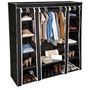 Voir la diapositive 2 : tectake Armoire Penderie en tissu 12 compartiments 150x175x45cm