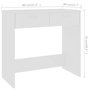 Voir la diapositive 6 : VIDAXL Bureau Blanc 80x40x75 cm Bois d'ingenierie
