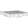 Voir la diapositive 6 : VIDAXL Cadre de lit sans matelas cire marron 180x200cm bois pin massif