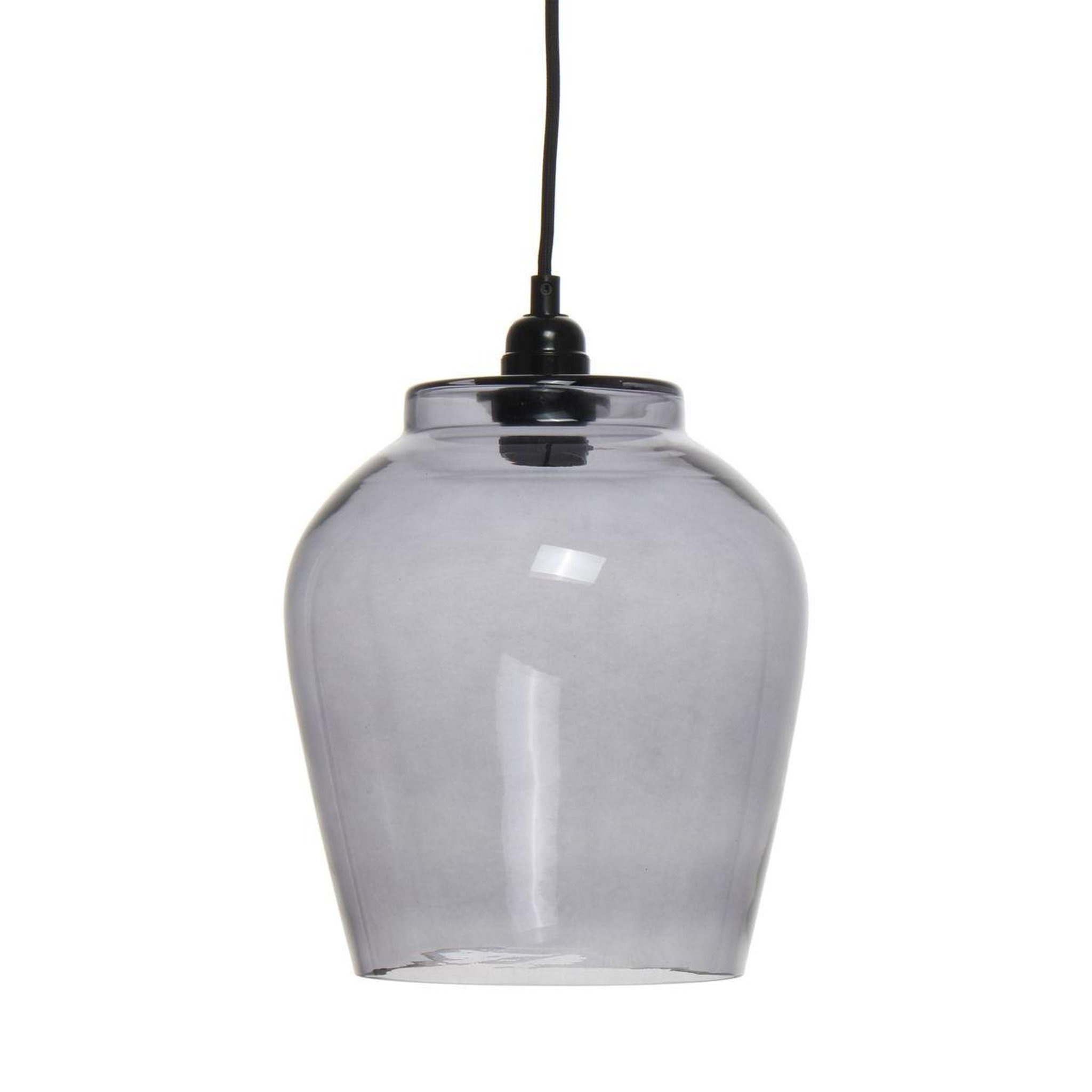 Paris Prix Lampe suspension en verre  sombra  29cm gris
