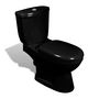Voir la diapositive 2 : VIDAXL Toilette avec reservoir Noir