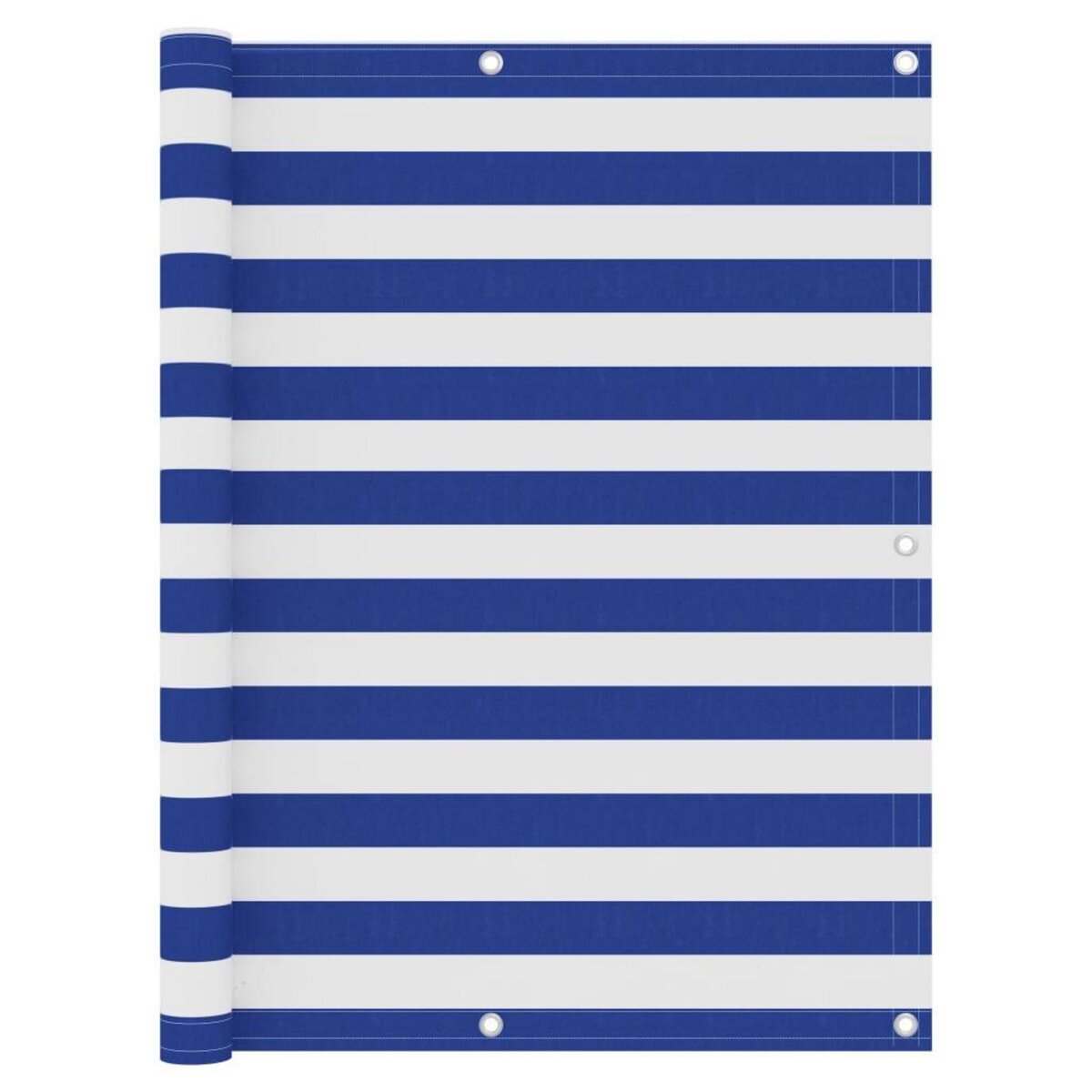 VIDAXL Ecran de balcon Blanc et bleu 120x500 cm Tissu Oxford