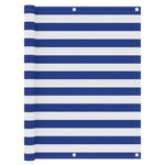 VIDAXL Ecran de balcon Blanc et bleu 120x500 cm Tissu Oxford