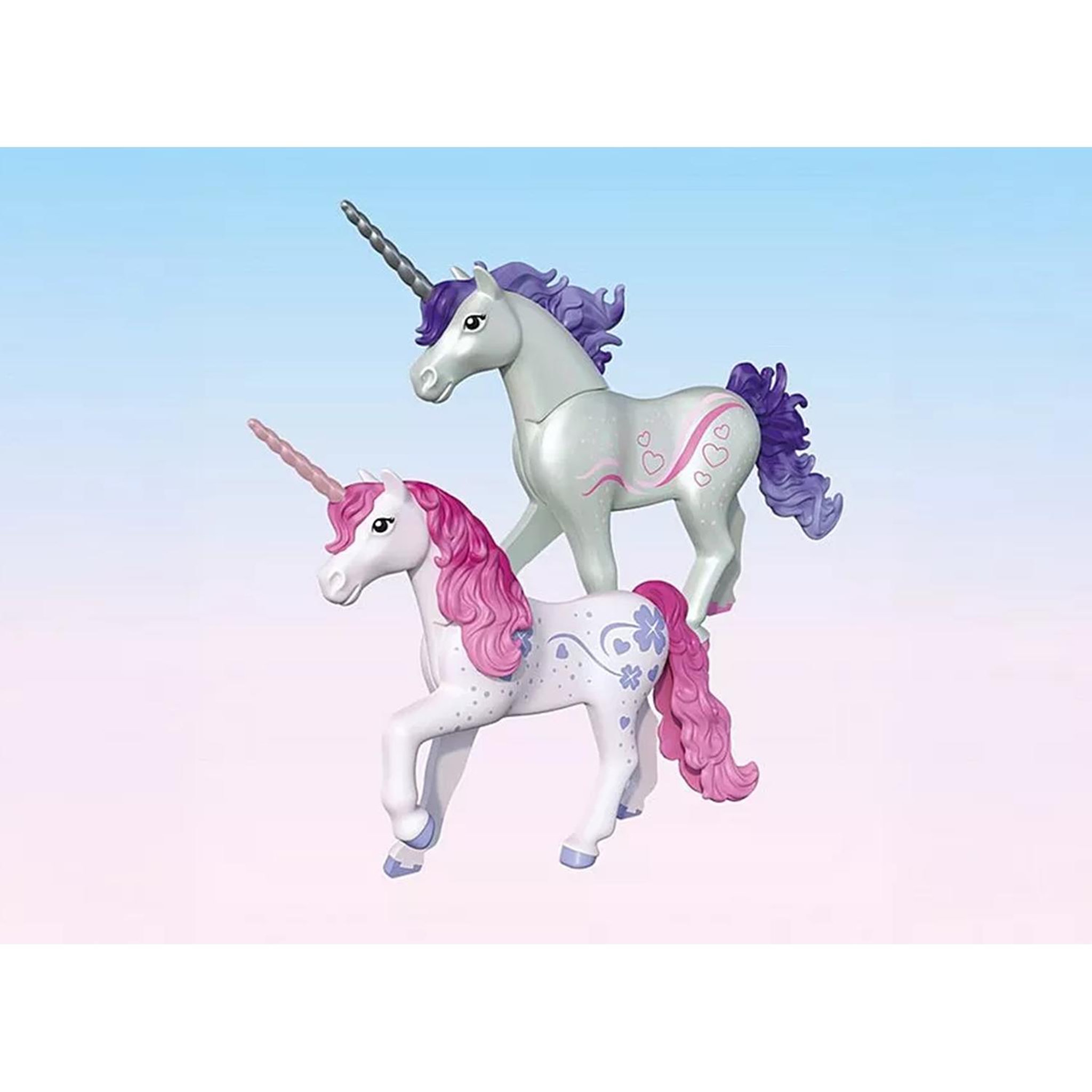 Voir la diapositive 5 : PLAYMOBIL Magic Unicorns Licorne Lavande porte-bonheur avec fée